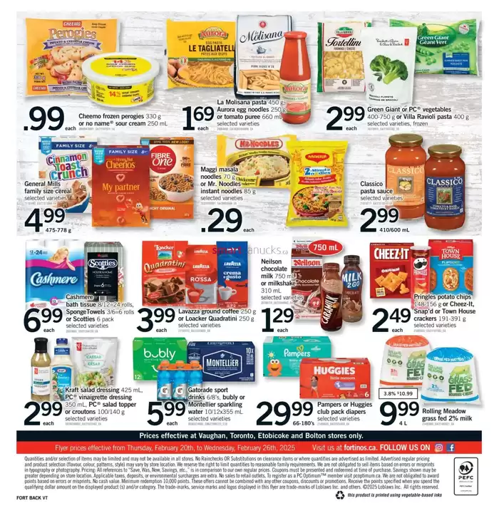 Fortinos catalogue in Oakville | Fortinos weekly flyer | 2025-02-20 - 2025-02-26