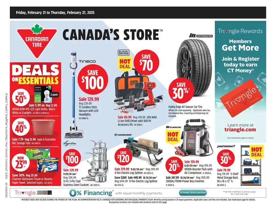 Canadian Tire catalogue in Barrie | Current deals and offers | 2025-02-21 - 2025-02-27