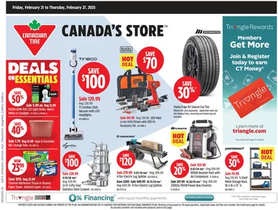 Canadian Tire catalogue | Current deals and offers | 2025-02-21 - 2025-02-27