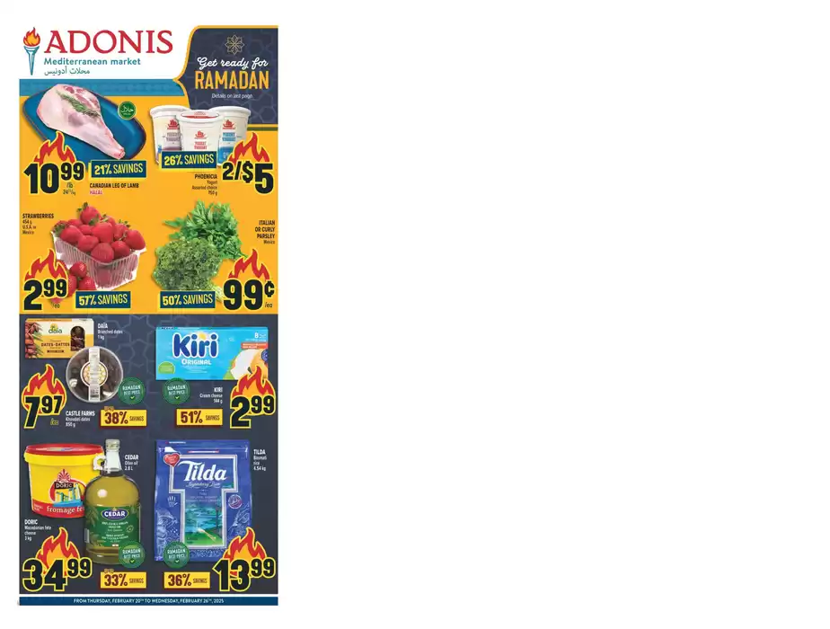 Marché Adonis catalogue in Mississauga | Save now with our deals | 2025-02-20 - 2025-02-26