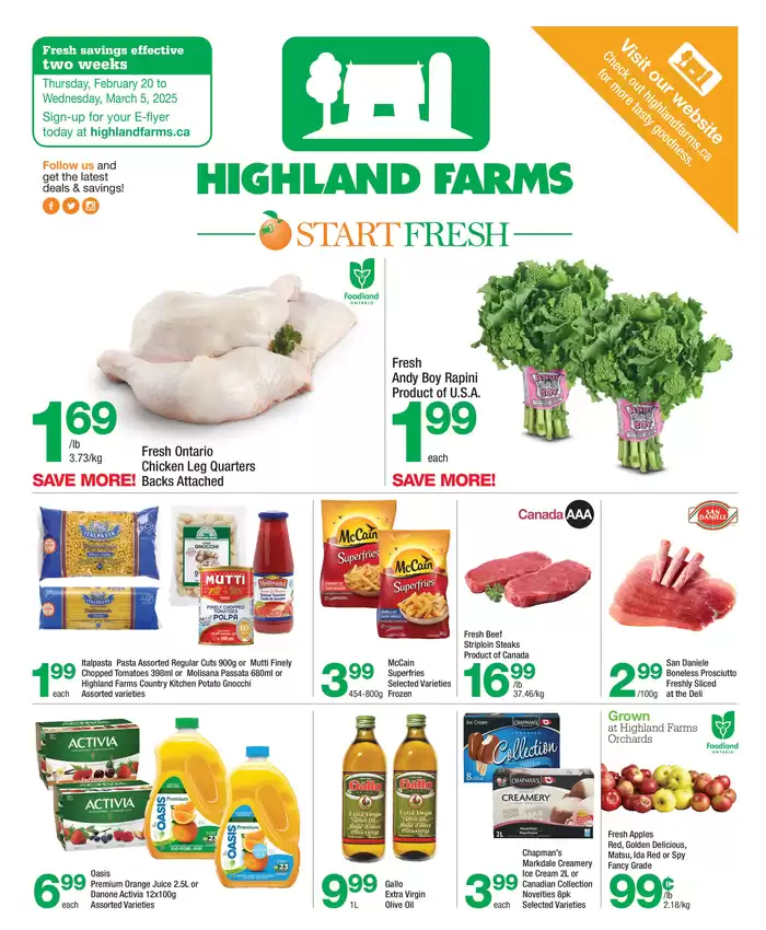 Highland Farms catalogue in Scarborough | Highland Farms flyer | 2025-02-20 - 2025-03-05