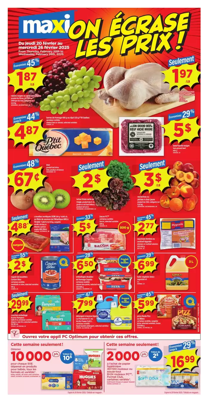 Maxi catalogue in Danville | Weekly Flyer -Hybris | 2025-02-20 - 2025-02-26