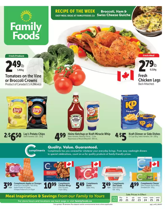 Family Foods catalogue in Winnipeg | Family Foods weekly flyer | 2025-02-20 - 2025-03-06