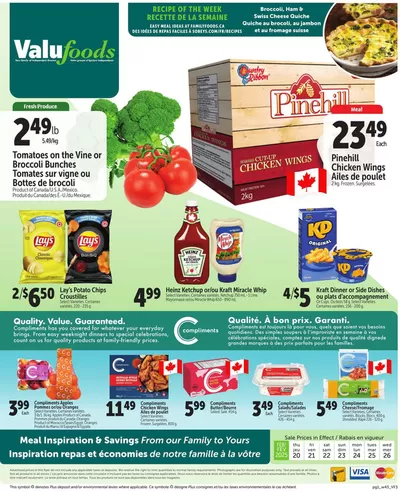 Grocery offers in St-Édouard (NB) | Meal Inspiration & Savings in ValuFoods | 2025-02-20 - 2025-02-26