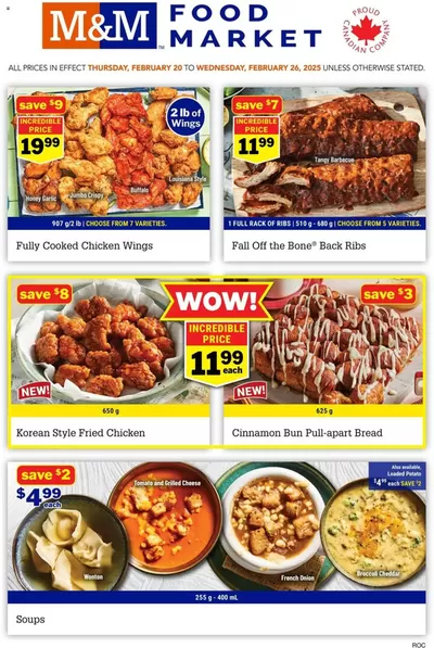 M&M Meat Shops catalogue in Bowmanville | M&M Meat Shops weekly flyer | 2025-02-20 - 2025-02-26