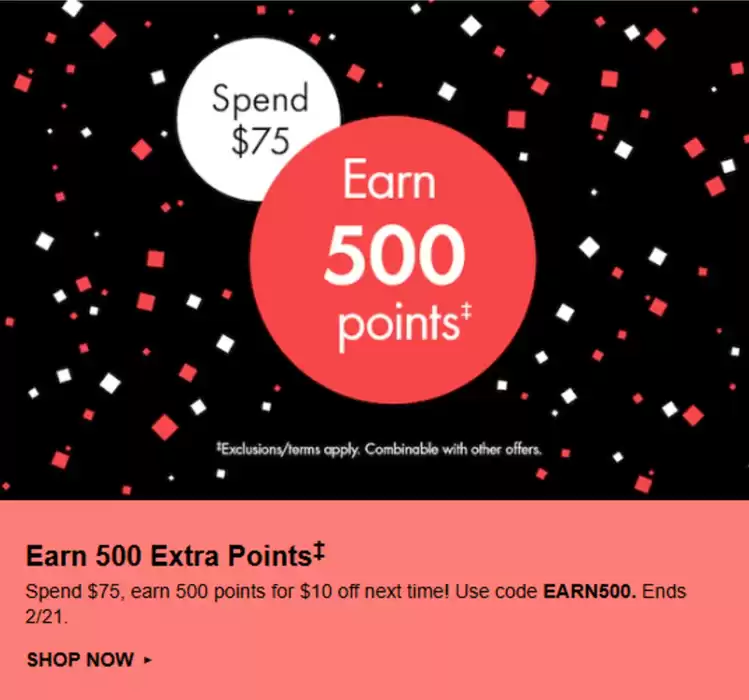 Sephora catalogue in St. Catharines | Spend $75 Earn 500 Points | 2025-02-20 - 2025-02-21