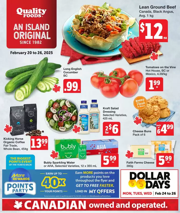 Quality Foods catalogue in Parksville | Weekly Deals | 2025-02-20 - 2025-02-26