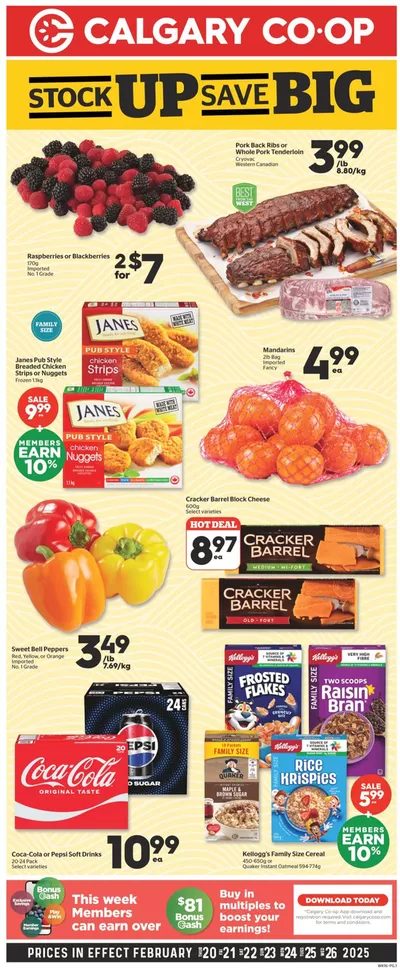 Grocery offers in Okotoks | Stock Up Save Big in Calgary Co-op | 2025-02-20 - 2025-02-26