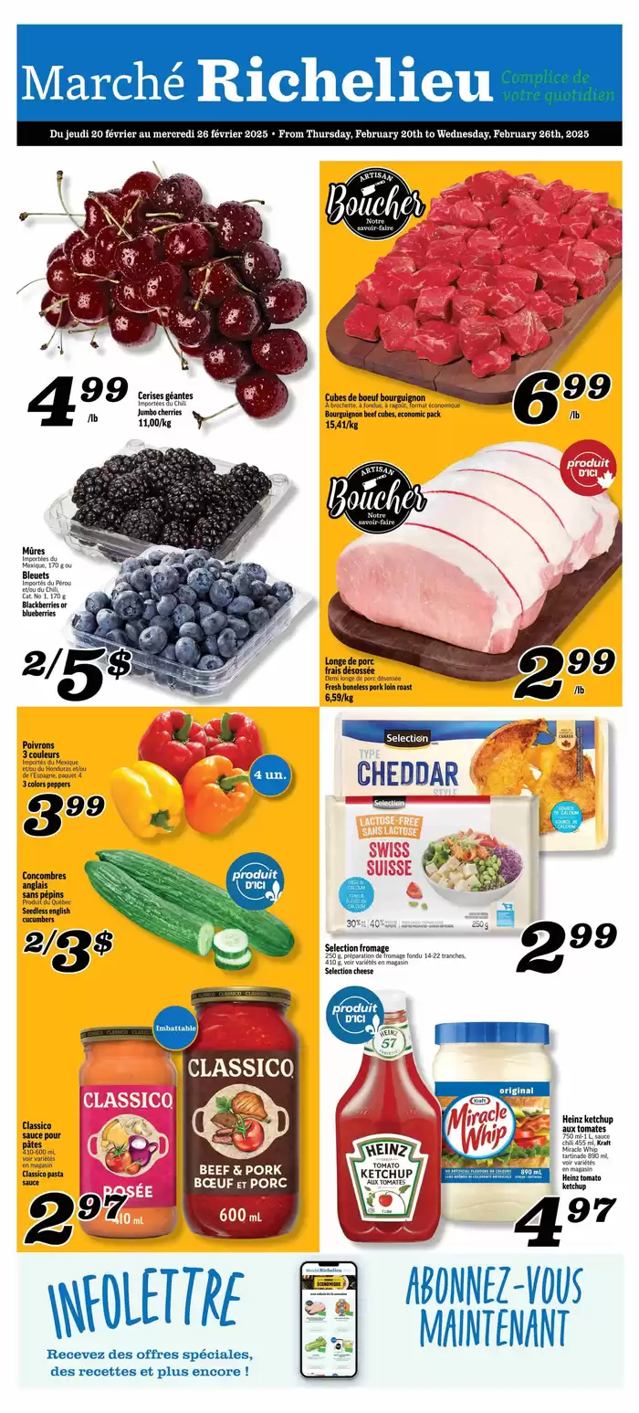 Marché Richelieu catalogue in Toronto | Current deals and offers | 2025-02-20 - 2025-02-26