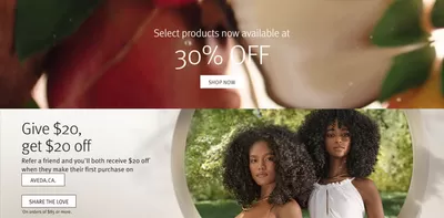 Pharmacy & Beauty offers in Winnipeg | 30% Off Sale in Aveda | 2025-02-21 - 2025-03-07