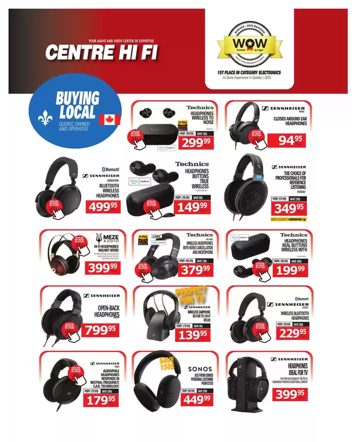 Centre Hi-Fi catalogue in Laval | Weekly Flyer | 2025-02-21 - 2025-02-27