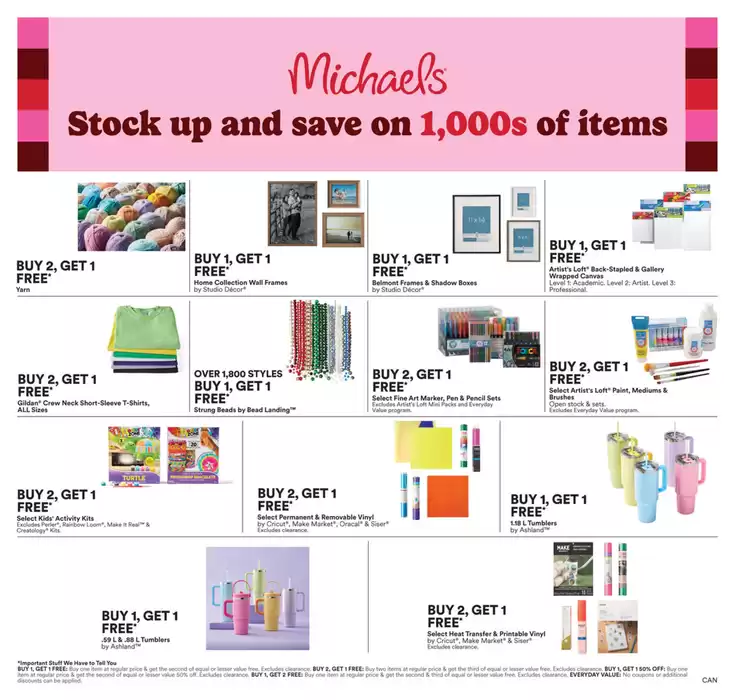 Michaels catalogue in Walnut Grove | 2/21 Weekly Ad Canada | 2025-02-21 - 2025-02-27