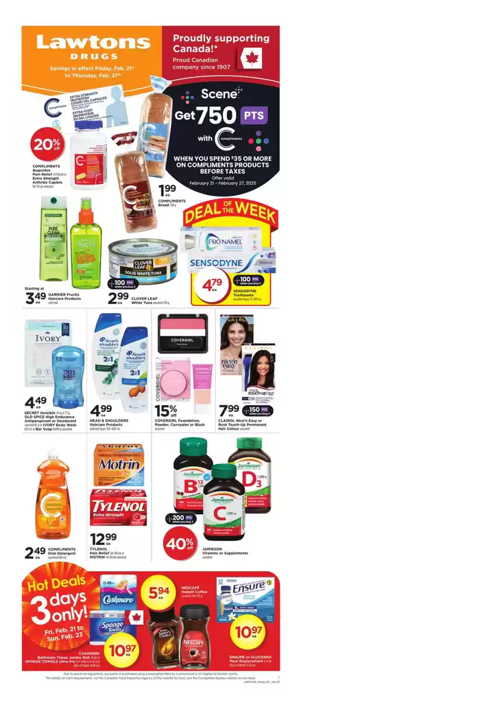 Lawtons Drugs catalogue in Orangeville | Current special promotions | 2025-02-21 - 2025-02-27