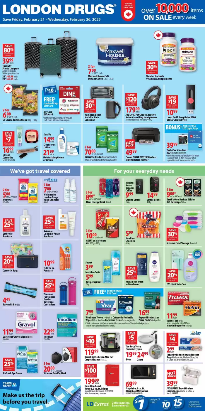 London Drugs catalogue in Calgary | New offers to discover | 2025-02-21 - 2025-02-26