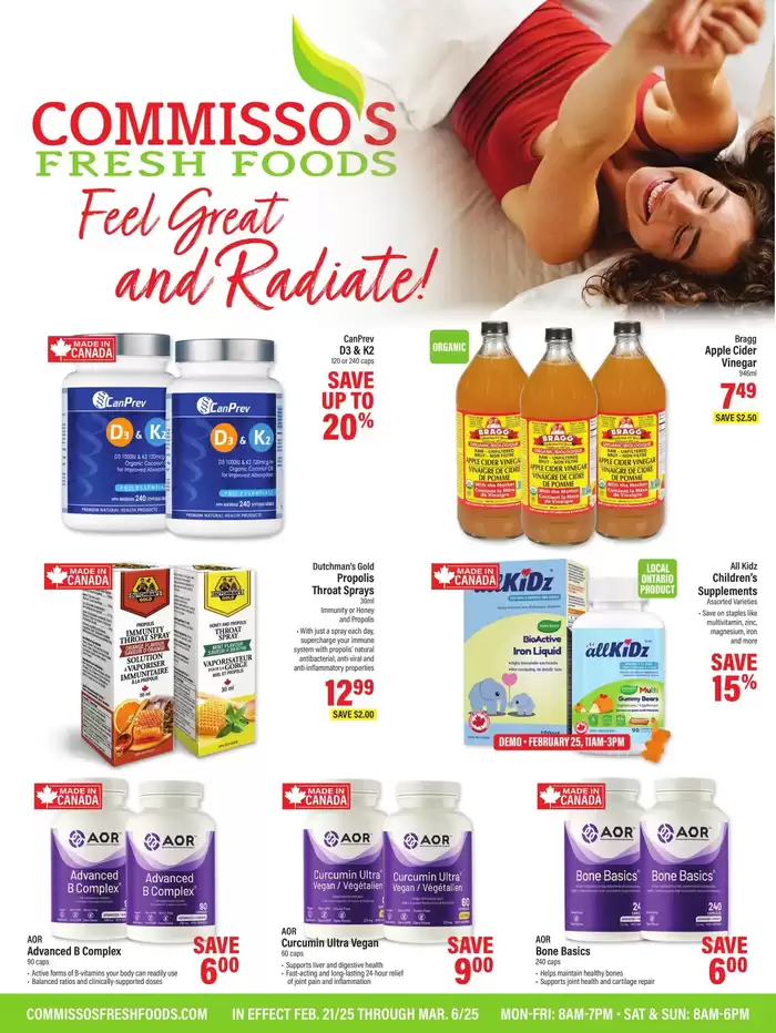 Commisso's Fresh Foods catalogue | Commisso's Fresh Foods weeky flyer | 2025-02-21 - 2025-03-06