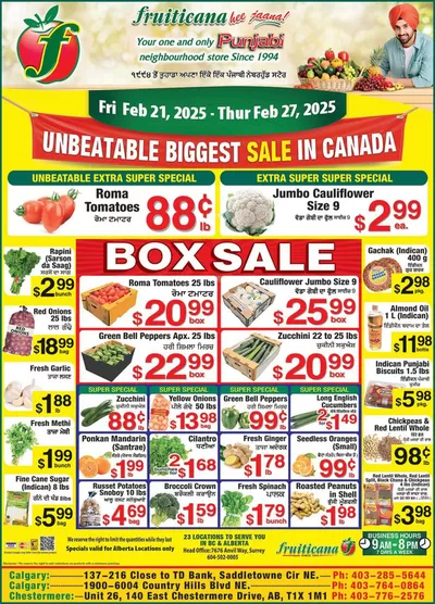 Fruiticana catalogue in Abbotsford | Fruiticana flyer | 2025-02-22 - 2025-03-08