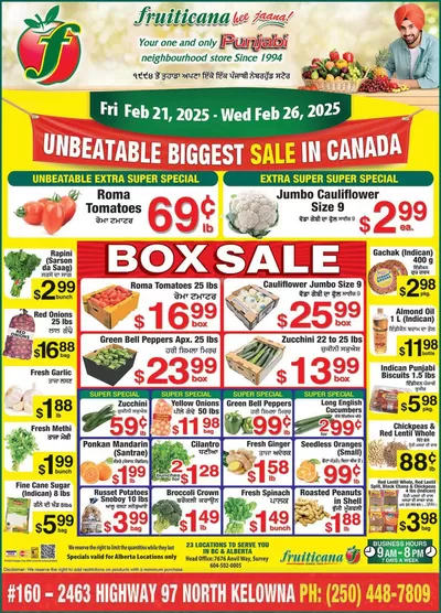 Fruiticana catalogue in Abbotsford | Current bargains and offers | 2025-02-22 - 2025-03-08