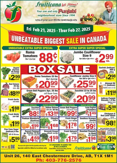 Fruiticana catalogue in Abbotsford | Discounts and promotions | 2025-02-22 - 2025-03-08