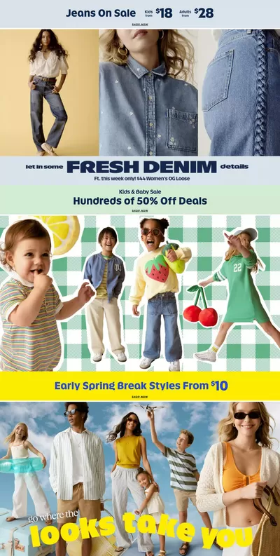 Clothing, Shoes & Accessories offers in Coquitlam | Special Offers For You in Old Navy | 2025-02-24 - 2025-03-10