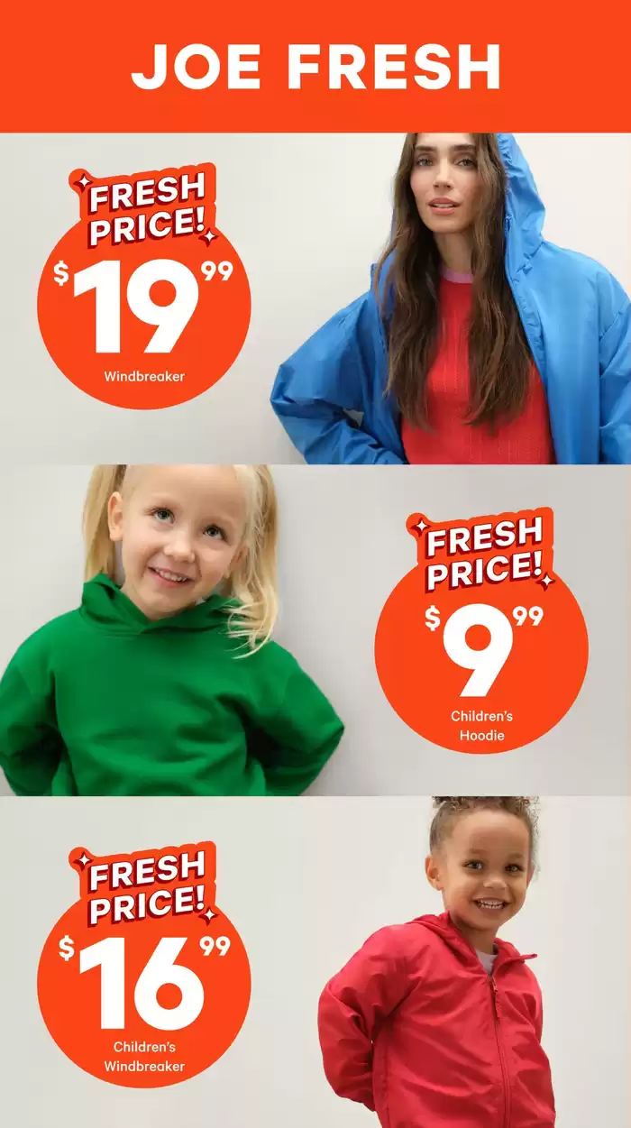 Joe Fresh catalogue in Scarborough | Fresh Price | 2025-02-24 - 2025-02-26