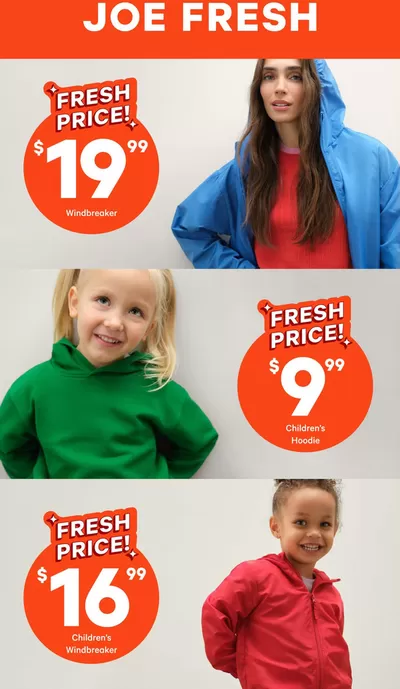 Clothing, Shoes & Accessories offers in Lloydminster | Fresh Price in Joe Fresh | 2025-02-24 - 2025-02-26