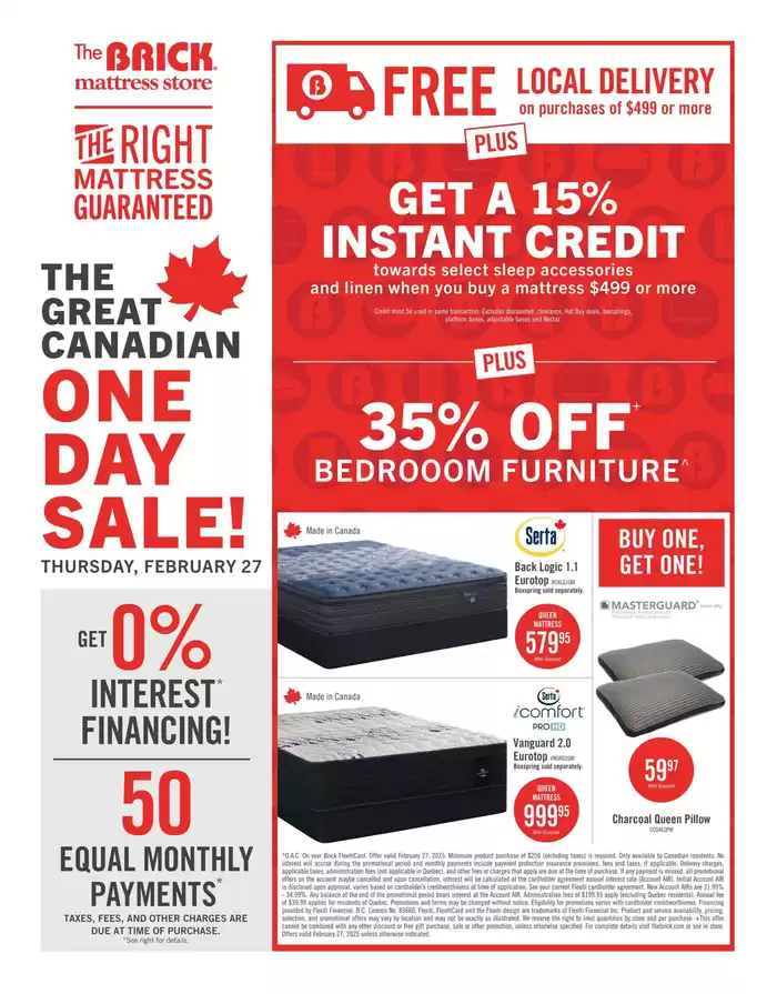 The Brick catalogue in Fort McMurray | Great offer for bargain hunters | 2025-02-27 - 2025-02-27