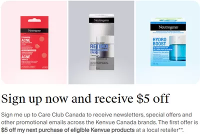 Pharmacy & Beauty offers in Fort Nelson | Sign up & receive $5 Off in Neutrogena | 2025-02-24 - 2025-03-10