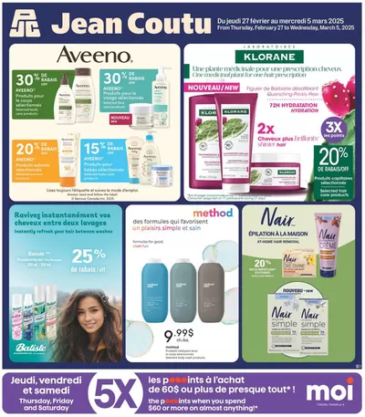 Jean Coutu catalogue in Gatineau | Special Insert | 2025-02-27 - 2025-03-05