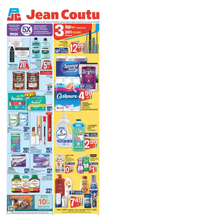 Jean Coutu catalogue in Gatineau | Current bargains and offers | 2025-02-27 - 2025-03-05