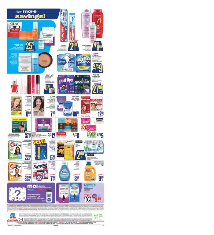 Jean Coutu catalogue in Gatineau | Current bargains and offers | 2025-02-27 - 2025-03-05