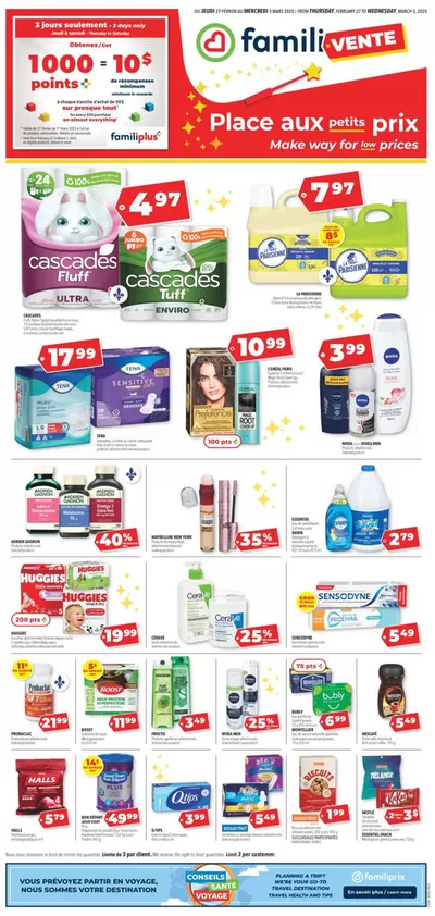 Familiprix catalogue in Ottawa | Current bargains and offers | 2025-02-27 - 2025-03-05