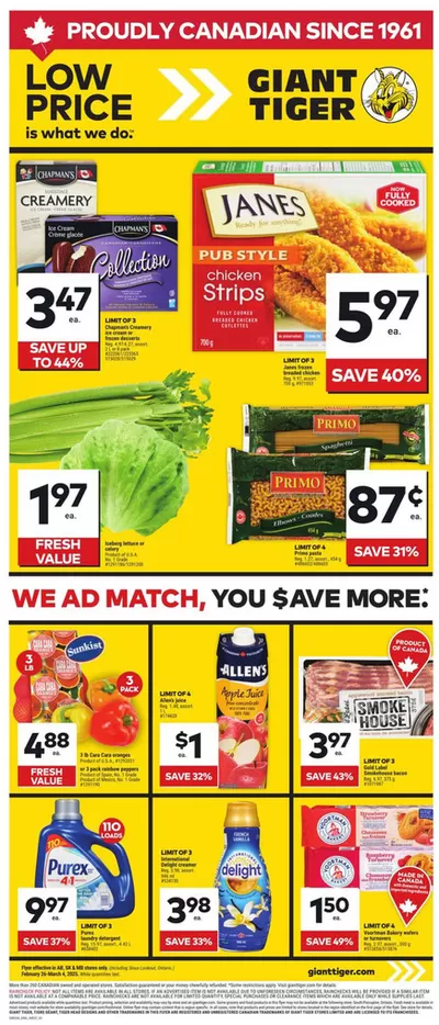 Grocery offers in Swan River | Special offers for you in Giant Tiger | 2025-02-26 - 2025-03-04