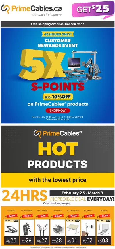 Electronics offers | Hot Products in Primecables | 2025-02-26 - 2025-03-04