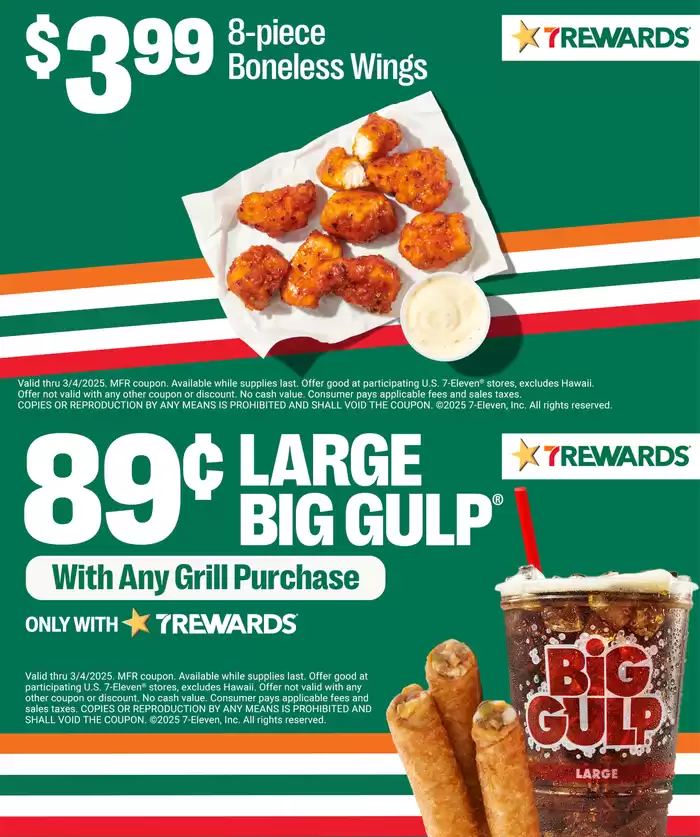 7 Eleven catalogue in Vancouver | Weekly Specials | 2025-02-26 - 2025-03-04