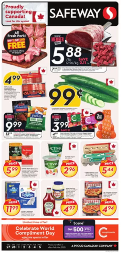 Grocery offers in Cranbrook BC | Our best bargains in Safeway | 2025-02-27 - 2025-03-05