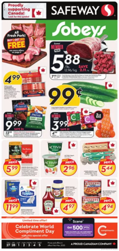 Safeway catalogue in Lloydminster | Top offers for all bargain hunters | 2025-02-27 - 2025-03-05