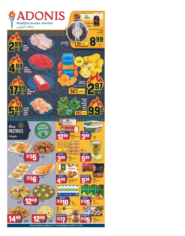 Marché Adonis catalogue in Quebec | Our best deals for you | 2025-02-27 - 2025-03-05