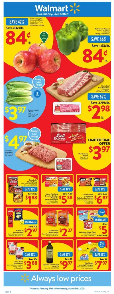 Grocery offers in Rivière-du-Loup | Walmart flyer in Walmart | 2025-02-27 - 2025-03-05