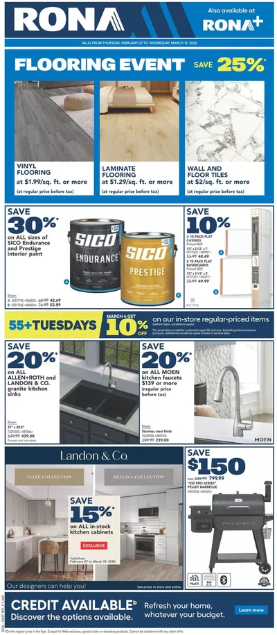 Garden & DIY offers in Dartmouth | RONA Weekly ad in RONA | 2025-02-27 - 2025-03-12