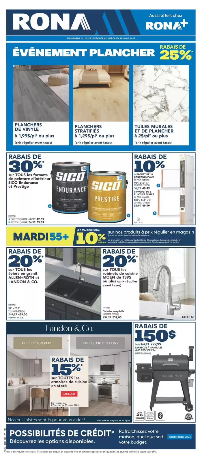 RONA catalogue in Montreal | Exclusive deals for our customers | 2025-02-27 - 2025-03-12