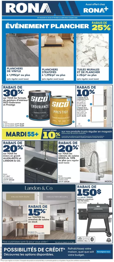 RONA catalogue in Rivière-du-Loup | Exclusive deals for our customers | 2025-02-27 - 2025-03-12