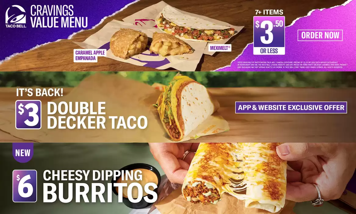 Taco Bell catalogue in Fort McMurray | Special Offers | 2025-02-26 - 2025-03-12