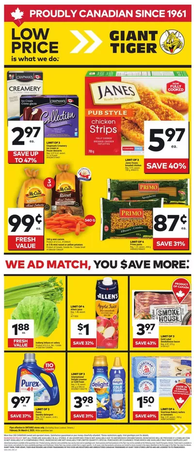 Giant Tiger catalogue in Ottawa | Exclusive bargains | 2025-02-26 - 2025-03-04