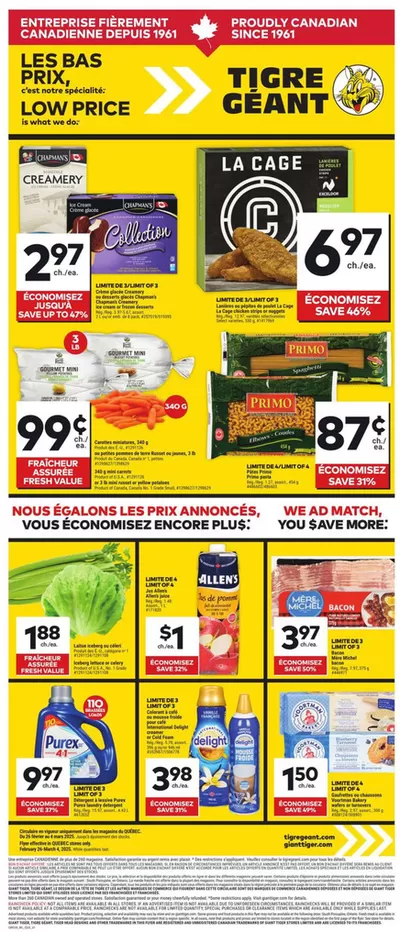 Grocery offers in Rivière-du-Loup | Exclusive deals for our customers in Giant Tiger | 2025-02-26 - 2025-03-04