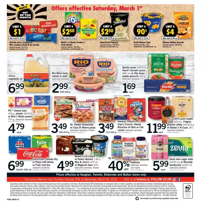 Fortinos catalogue in North York | Fortinos weekly flyer | 2025-02-27 - 2025-03-05