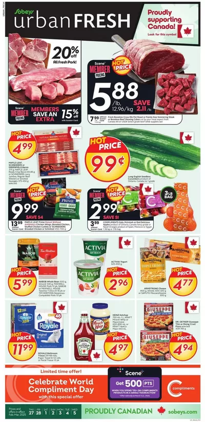 Grocery offers in Winnipeg | Save now with our deals in Sobeys | 2025-02-27 - 2025-03-05