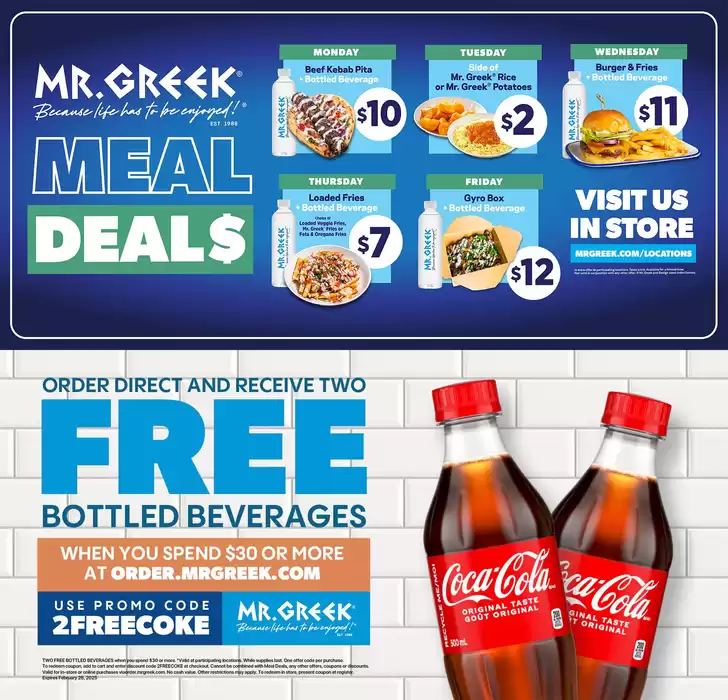 Mr Greek catalogue in Mississauga | MEAL DEALS | 2025-02-26 - 2025-03-12