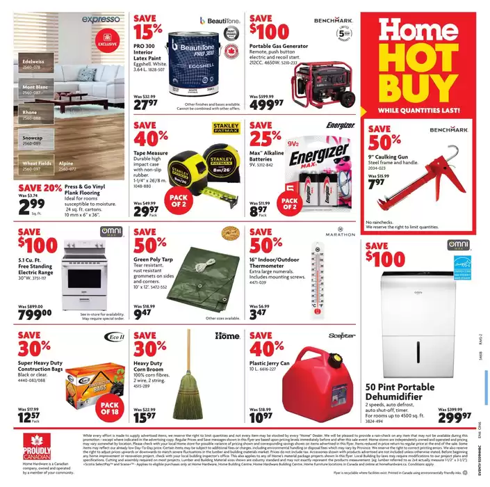 Home Hardware catalogue in Stratford | Discover attractive offers | 2025-02-27 - 2025-03-12