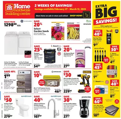 Garden & DIY offers in Duncan | Discover attractive offers in Home Hardware | 2025-02-27 - 2025-03-12