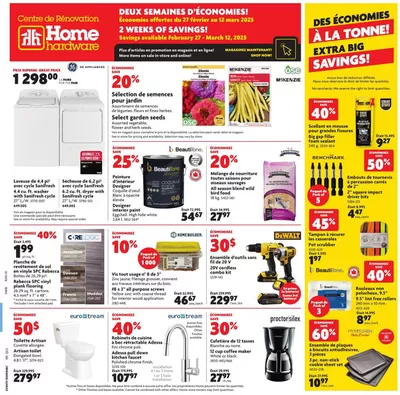 Garden & DIY offers in Duncan | Save now with our deals in Home Hardware | 2025-02-27 - 2025-03-12